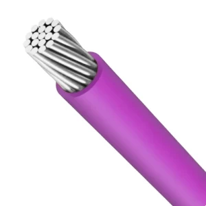 سلك كهرباء 4 AWG مجدول نحاس مطلي بالقصدير (MTW)، 600 فولت، 500 قدم، بنفسجي | شركة كابلات الشرقية للصناعة