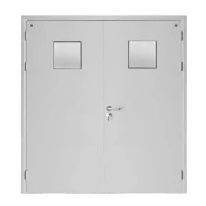 Fire Door SF/DD Double Leaf 1900×1950 mm Cold Rolled Steel Gray | SFFECO
