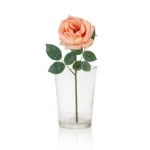 Artificial rose flowers, pink color, 38 cm height