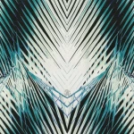 ورق جداري ايطالي لون فيروزي تصميم نقشات، مقاس 10 م×0.70 م، موديل rc17001