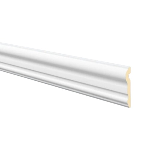 حزام فوم للجدران 100 مم × 30 مم × 2 متر، لون أبيض | Crown Molding