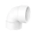 UPVC Plastic Elbow 90 Size 110 Mm Schedule 40 White Color Al Mona