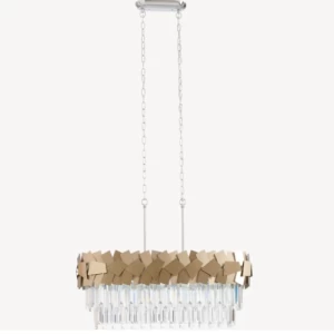 Gold Ceiling Pendant 87x25x150 cm, Modern Design | Abyat Company