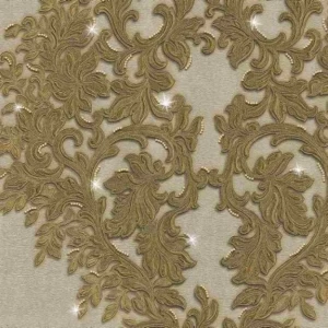 Italian Wallpaper Classic Design 10 m x 0.70 m Beige Color | Balbaid Decor Company