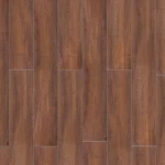 باركيه بدون فواصل خشب طبيعي مقاس 121.8×19.8×0.8 سم لون بني غامق