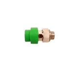 Plastic PPR Male Long Neck Union Size 63 mm × 2 inch Outside Diameter 84 mm Green Color | AL Koblan