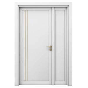 Luxury Wooden Door and a Half 160×235 cm Wooden White Model GMO2 | 