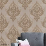 Classic Wall Decoration, Size 100 cmx 530 cm, brown Color