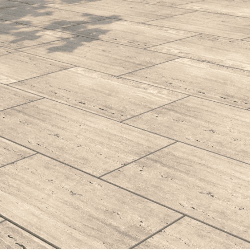 Facade Porcelain Floor Tiles Matte 20 mm Thickness, 40x80 cm Size, Beige Color | Riyadh Ceramics