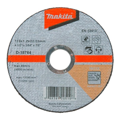 قرص قطع مركزي مضغوط 22.23×1.2×115 ملم، موديل D-18764 | Makita | شركة المحترفون العرب
