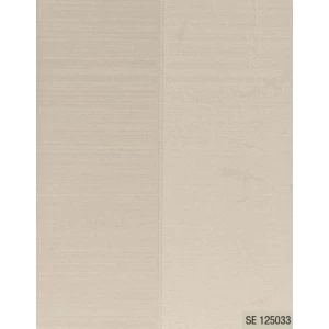 Italian Wallpaper Pale Beige Color Striped Design, Size 10m x 0.73m, Model 125033 | Balbaid Decor Company