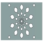 سقف تهوية للمصعد مزخرف مصنوع بدقة من خامات مقاومة للتآكل