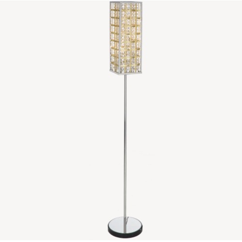 Classic Floor Lamp 161x28x28 cm, Gold and Silver Color | Abyat Company