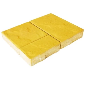 Bailisan Interlock Paver Tiles Thickness 6 cm Light Yellow | Artic