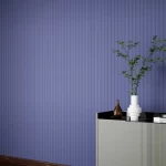 ورق جدران تصميم مقلم، مقاس 10 م×50 سم، لون ازرق داكن