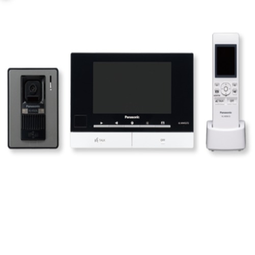 Panasonic Video Intercom 7-inch Main + 2.2-inch Wireless Screen, Black | Panasonic