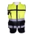  Safety vest made of fluorescent mesh and black fabric, Size XL, Weight  1 kg, Neon Yellow Color 