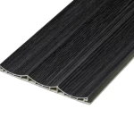 PVC wood replacement, 19cm x 2.9m, gray color