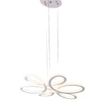 نجفة كريستال بتصميم أنيق، قطر 50 سم ارتفاع 100 سم، لون ذهبي