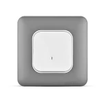 مفتاح سخان مفرد 20 أمبير ثنائي القطب مع لمبة ليد،  لون فضي غامق، 7×7 سم، 250 فولت | سبكترا