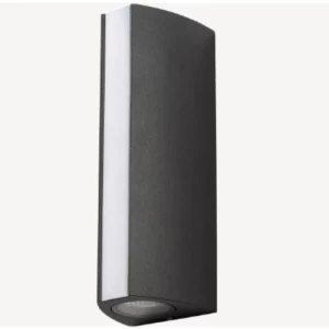 Wall Mounted Outdoor Light 20 cm Height, 8.4 cm Width, Black | Abyat Company