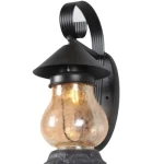 Outdoor Lighting Spotlight for Gardens, Dimensions 31x14 cm, black color