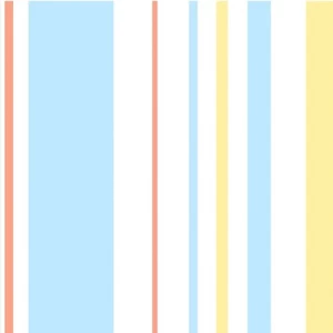 Wallpaper Kids Design 52.07 cm x 1.005 cm White with Blue | Abyat Company