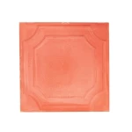 Decorative Tile for Flooring with Classic Design, Size 40x40x5 cm, Light Red Color | Al Sarif Company