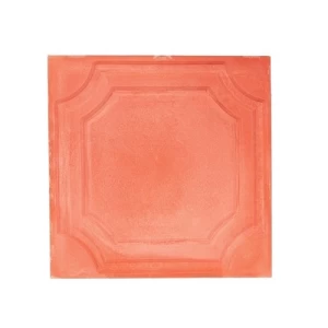 Decorative Tile for Flooring 40x40x5 cm Light Red Color | Al Sarif Building Materials