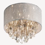 Clink Ceiling Light, Size 55 x 55 x 38 cm, Chrome Color