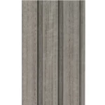 Wood alternative for decor, size 12 x 290 cm, gray color