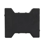 Smooth Interlock Tiles, Behaton Design, Size 19.8x16.3 cm, Thickness 10 cm, Black Color | Al Sarif Company