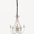 Luxury Silver Chandelier, Height 30 cm, Width 40 cm, Length 84 cm