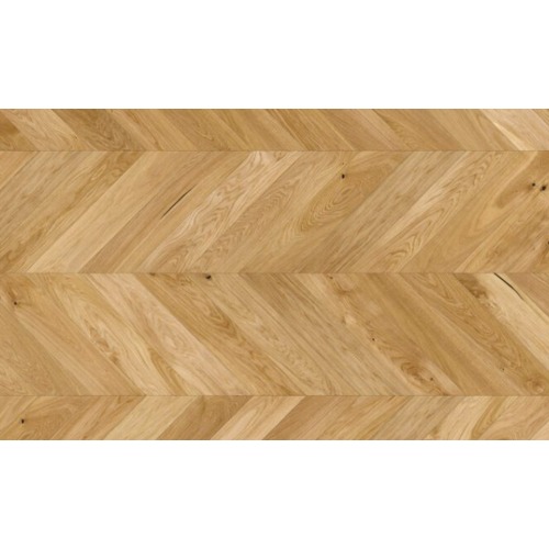 Chevron Natural Wood Parquet Size 130×725 mm, 14mm Thickness, Beige | 