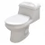 White Floor Mounted Water Closet Toilet