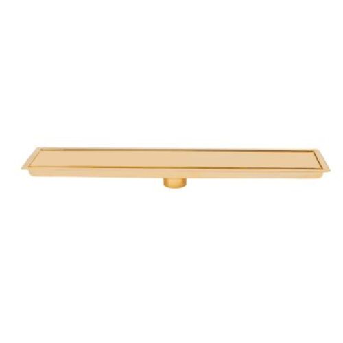 Rectangular Floor Drain Cover 60x10 cm, Gold Color | N116.10060/STC-2