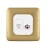 RJ11 6P6C + Angular Sattelite Socket, Gold Color, 7x7cm | Spectra 
