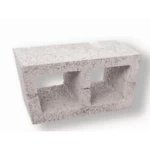 بلوك هوردى اسمنتى، مقاس 40×20×20 سم، لون رمادى، سمك 3.5 سم | شركة الوسد الصناعية 