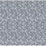 Spanish Wallpaper Gray Color Geometric Design, Size 10mx0.53 m, Model 1105-1