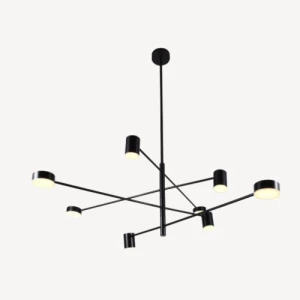 Ceiling Pendant Modern Design 70x20x20 cm Black | Abyat Company
