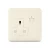 فيش مفرد 13 أمبير مع مدخل يو اس بي 2.1 امبير، لون بيج، 7×7 سم | سبكترا