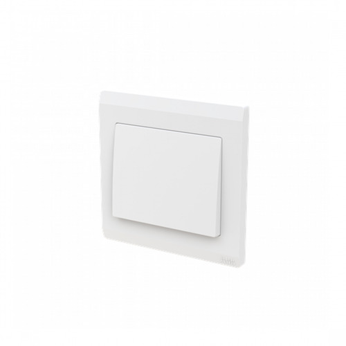 Electrical Switch 1 Gang 1 Way 10 Amp 7x7 cm White | Green Home Trading