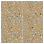 Colored yellow Color Mosaic Tiles length 25 cm, width 25 cm | Al-Hasaniah Factory