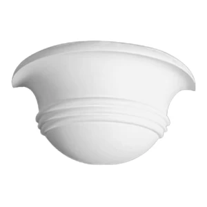 PU Foam Decorations for Ceiling Length 29.4 cm Height 14.3 cm White | Zakharef Company