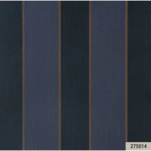 Italian Wallpaper Striped Design Navy Blue, Size 10mx0.73m, Model 275014 | Balbaid Decor Company