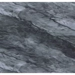 بديل رخام بي في سي مقاس 290x120 سم مستطيل الشكل لون رمادى باسود 