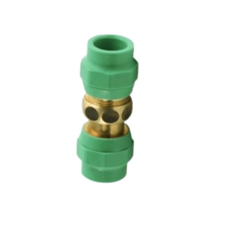PPR Union with Brass Size 40 mm Green Color | Al Zamil Tanks