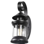 مصباح إضاءة خارجي بتصميم عصري، لون أسود، مقاس 29×12 سم