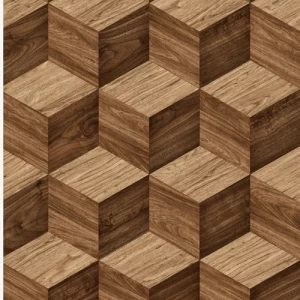 Wall Covering 3D Design 10m x 0.53m Brown Color | Abyat Company