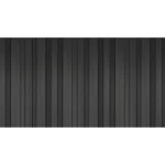 ألواح جدارية WPC أسود، مقاس 295×20.7 سم، موديل 020108
